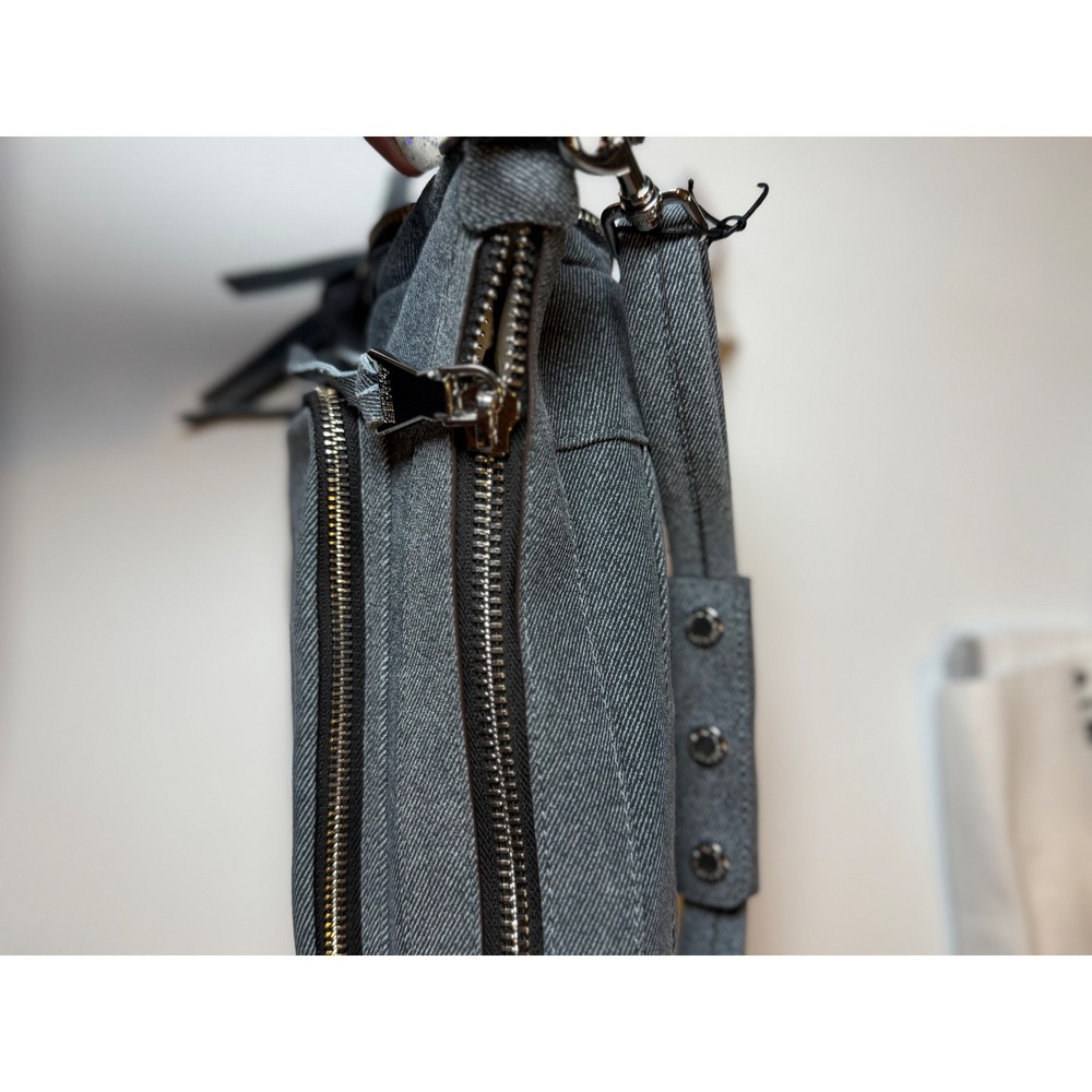 Aimee Kestenberg Away We Go Convertible Shoulder Bag Dark Denim Blue NWT - Picture 6 of 12